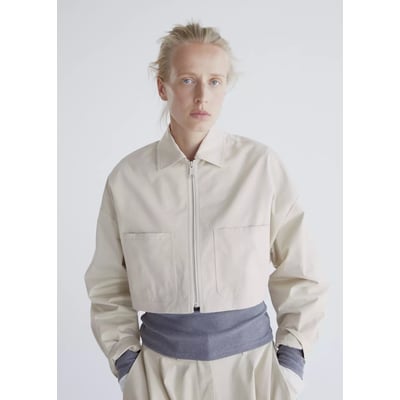 Veste crop poches MANGO