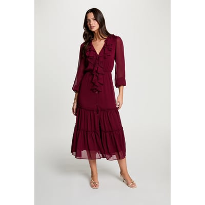 Robe longue fluide MORGAN