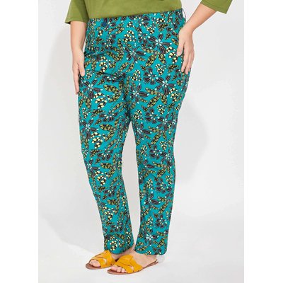 Pantalon cigarette taille elastiquée coton NIMANE LA FIANCÉE