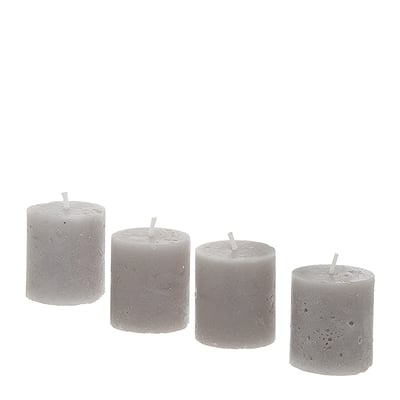 Set de 4 bougies en paraffine H5 ANTIK SIA