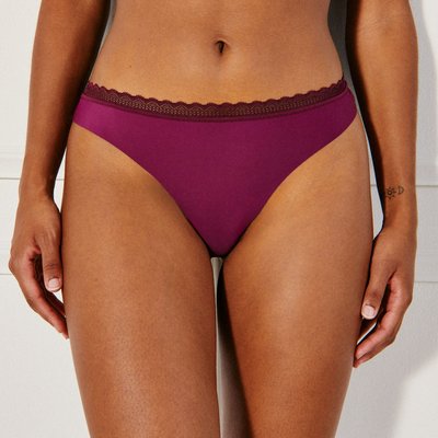 Tanga en microfibre et dentelle vert NEW BARAKAKIZ UNDIZ