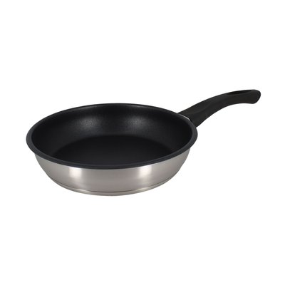 Poêle en acier inoxydable 20cm - compatible induction MENASTYL