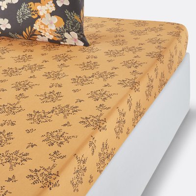 Spannbettlaken Shabby, vorgewaschene Baumwolle LA REDOUTE INTERIEURS