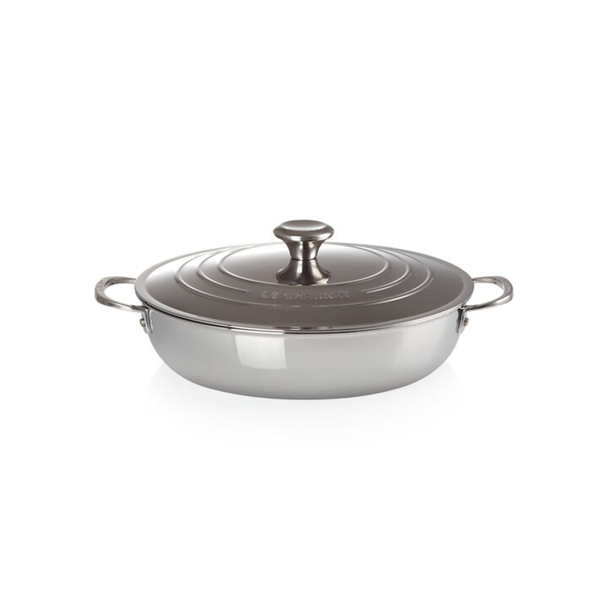 Sauteuse en lnox Signature avec couvercle LE CREUSET