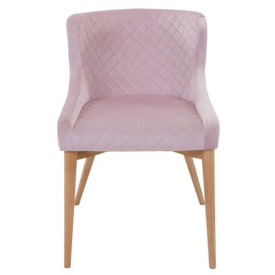 Chaise velours   piétement frêne Paris ZAGO