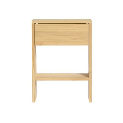 Table de chevet en pin massif non verni TABARCA NAAN FURNITURE