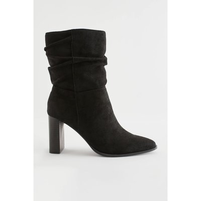 Bottines mi-hautes pointure large à talons NEXT