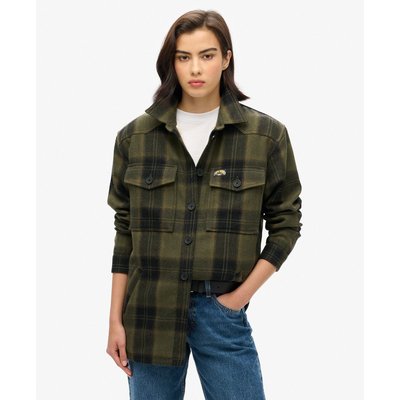 Surchemise femme carreaux vert discount