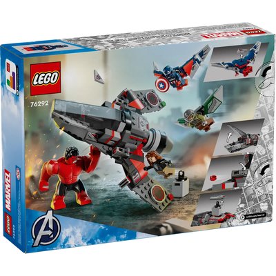 Captain America vs Hulk rouge LEGO