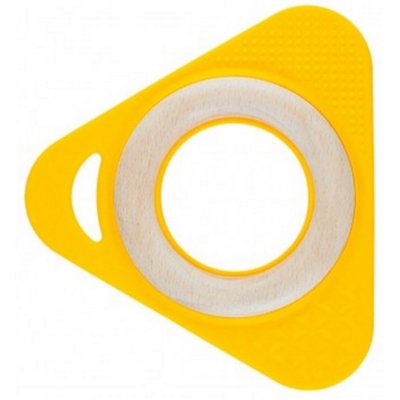 Hochet Triangle Tri0+ jaune LITTLE BIG THING