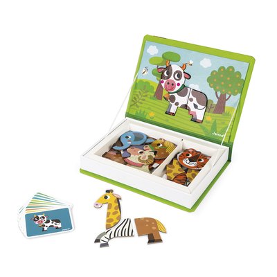 Jeu magnétique Magneti'Book Animaux JANOD