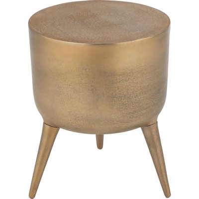Tabouret design en aluminium doré finition élégante RECOLLECTION