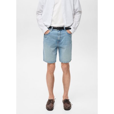 Bermuda en jean effet délavé MANGO MAN
