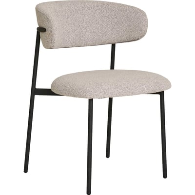 Chaise tapissée tissu bouclé FALLIVE RECOLLECTION