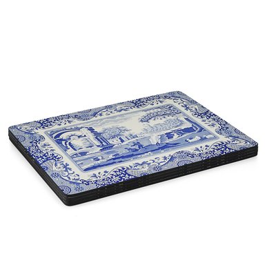 Set of 4 Blue Italian Placemats PIMPERNEL
