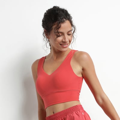 Crop top col V de Sport Dim Move DIM