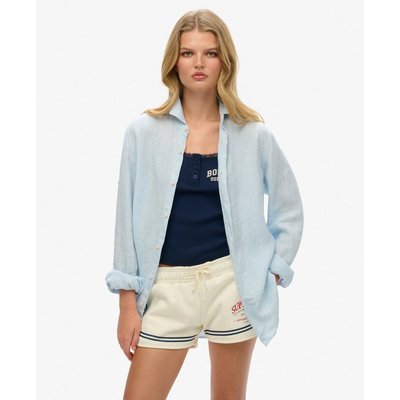 Chemise oversize décontractée en lin SUPERDRY
