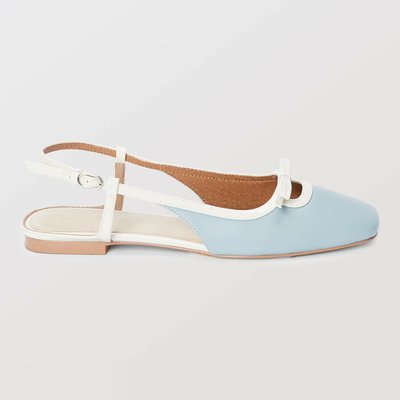Slingback en cuir MONOPRIX