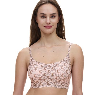 Soft Stretch Padded Bralette in Geometric Print CHANTELLE