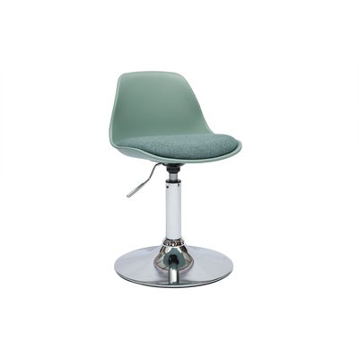 Chaise de bureau design enfant vert de gris STEEVY MILIBOO