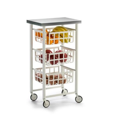 Desserte à roulettes, chariot de rangement FIFTY-FIFTY DON HIERRO