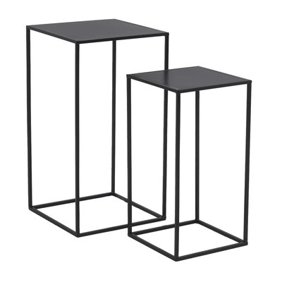 Sellettes en métal noir (Lot de 2) AUBRY GASPARD