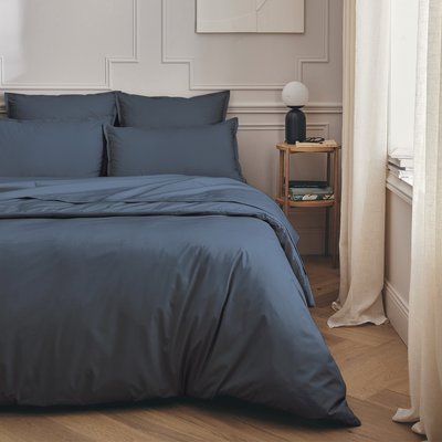 Parure de lit Housse de couette + Taie rectangle en percale de coton, PREMIÈRE ESSIX