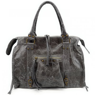 Sac à main en cuir brossé mat italien SANDSTORM OH MY BAG