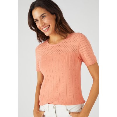 Pull maille ajourée DAMART