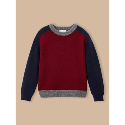 Pull colorblock en laine CYRILLUS