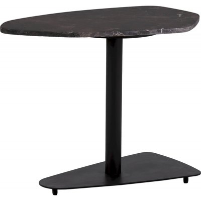 Table d'appoint en marbre et métal RECOLLECTION