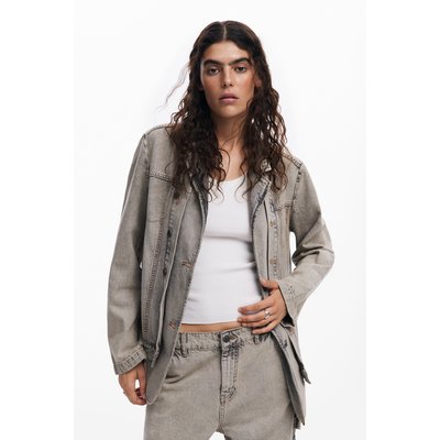 Desigual - Blazer en denim usé DESIGUAL