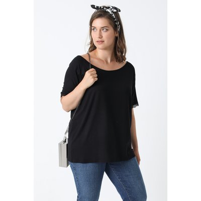 T-shirt dentelle large encolure JEAN-MARC PHILIPPE