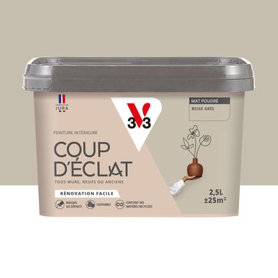 Peinture murale Coup d'éclat® Mat Poudré, Les beiges V33