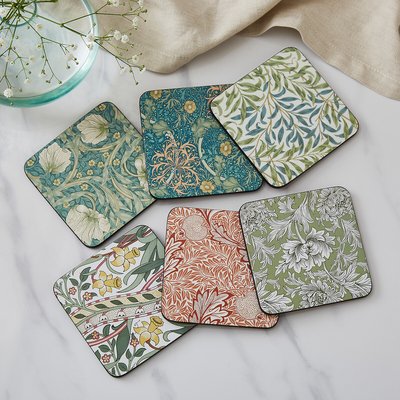 Set of 6 Morris & Co. Coasters MORRIS & CO.