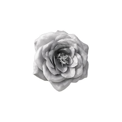Set de 4 ronds de serviette roses décoratifs en tissu H6 SIA DECO