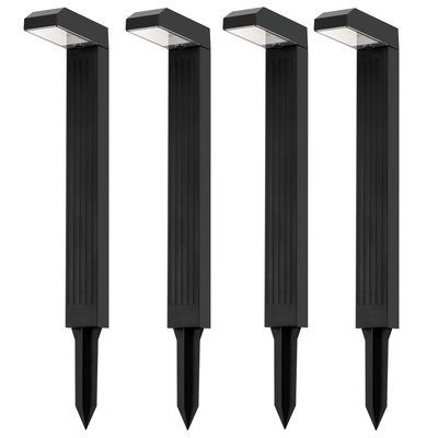 Lot de 4 Potelets solaires à piquer TORLY LUMISKY