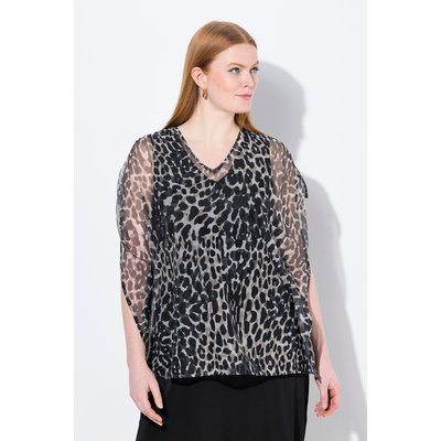 Blouse en mesh esprit cape ULLA POPKEN