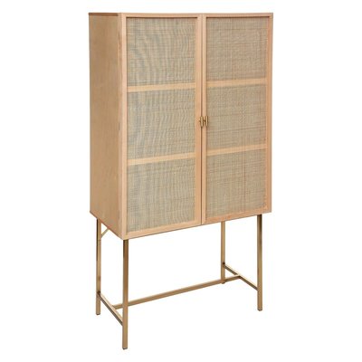 Buffet haut 2 portes en cannage RAYO ATMOSPHERA