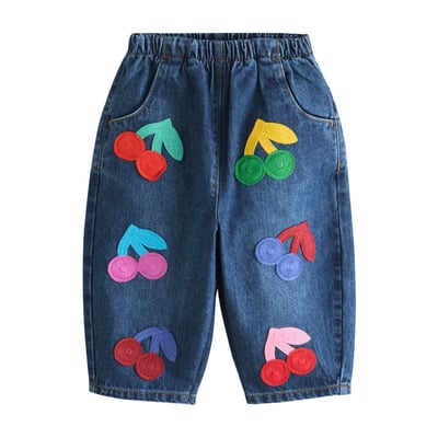 Jean large brodé NEXT
