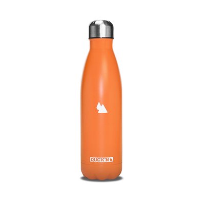 Bouteille Isotherme Orange Abricot finition mate 500ML, Duck'n DUCK’N