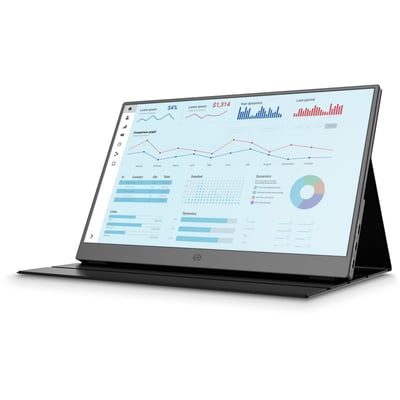 Ecran pc portable MP15 16" IPS Full HD USB-C Cover intégré avec support ESSENTIEL B