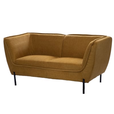 Canapé 2 places en tissu  avec piètement métal L167 cm Provence AMADEUS
