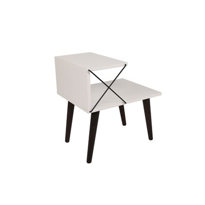 Table d'appoint en bois et métal NINO TOILINUX