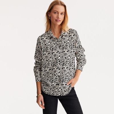 Chemise fluide imprimée, manches longues ANNE WEYBURN
