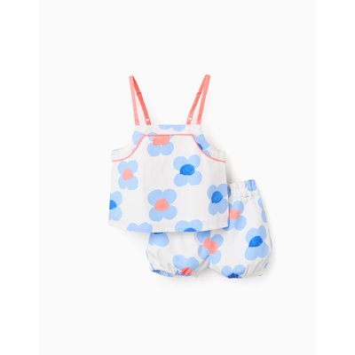Top + Short Floral ZIPPY