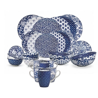 Service de vaisselle complet de 30 pièces, MAJORELLE ARTIME