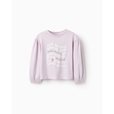 T-shirt 100% coton, imprimé et pailleté DAISY ZIPPY
