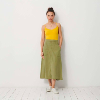Jupe Laly en tencel et coton BENSIMON