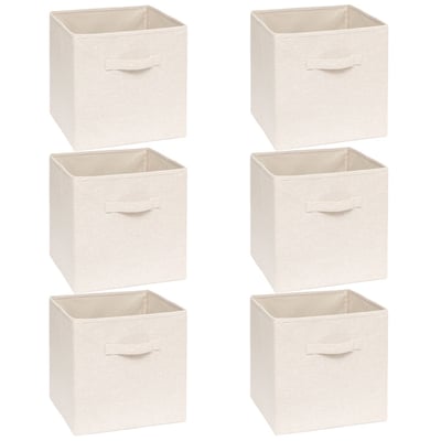 Lot de 6 boîtes de rangement TIDY BOX TOILINUX